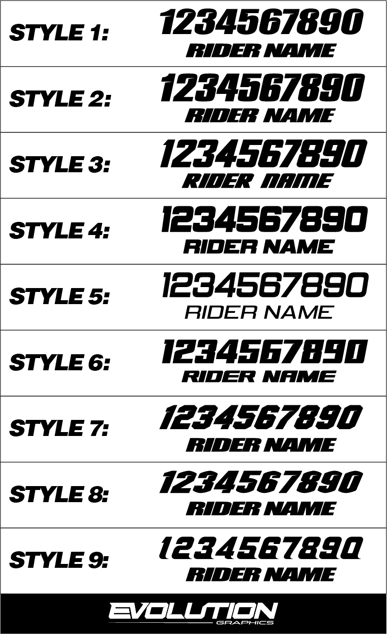 'Holeshot' Series - Evolution Graphics Co.