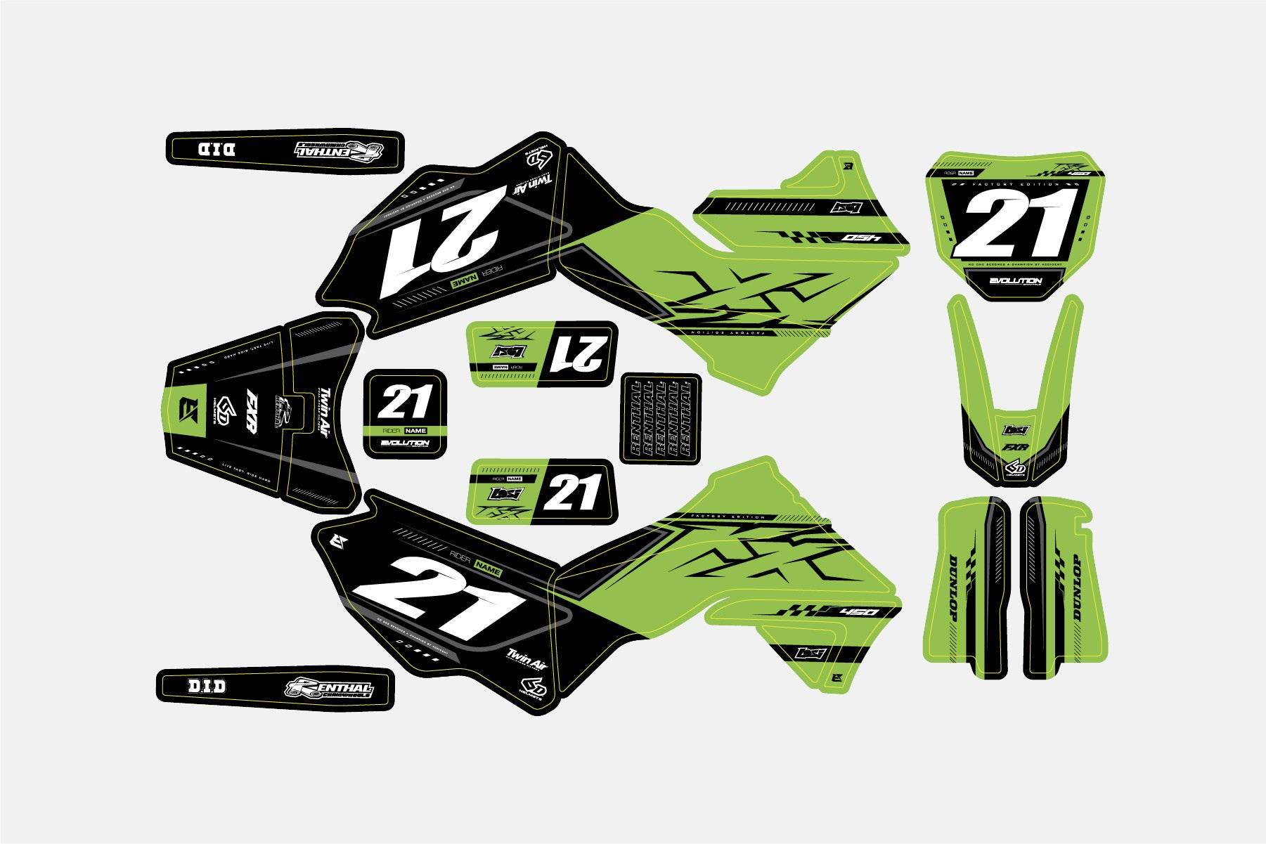 'Racer' Series – Evolution Graphics Co.